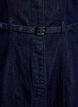 Sukienka z denimu z pasem i 3/4-sleeves, Niebieskie, Packshot image number 3