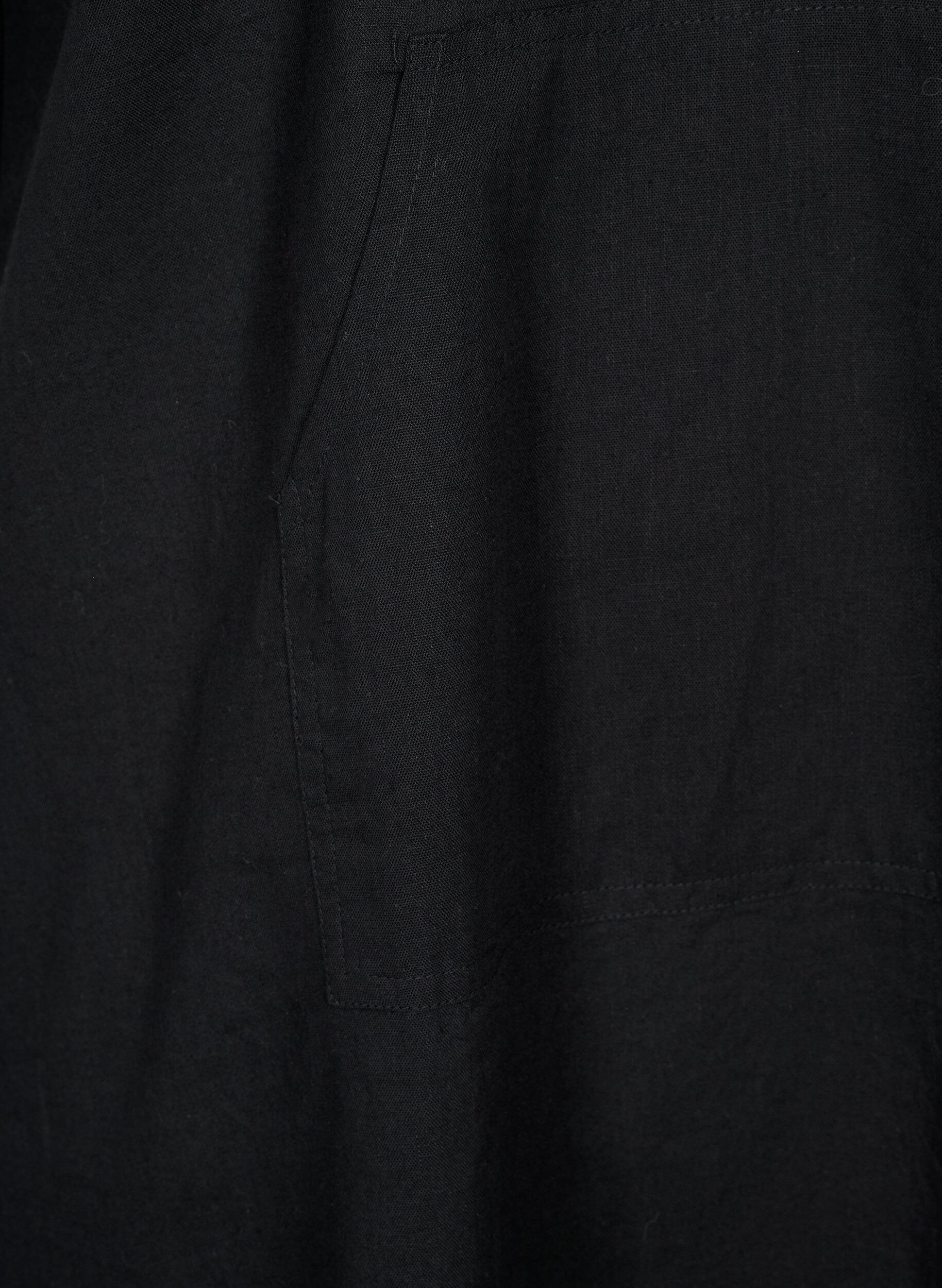 Zizzi Sukienka z kr&oacute;tkim rekawem i kapturem, Black, Packshot image number 3