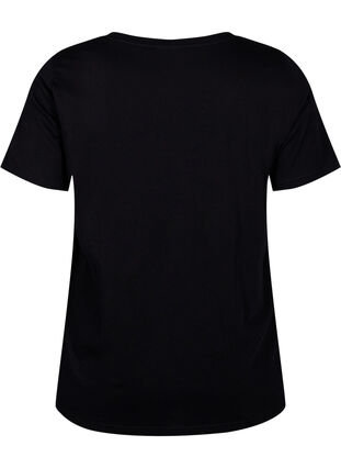 Bawelniana koszulka z motywem, Black w. Face Foil, Packshot image number 1