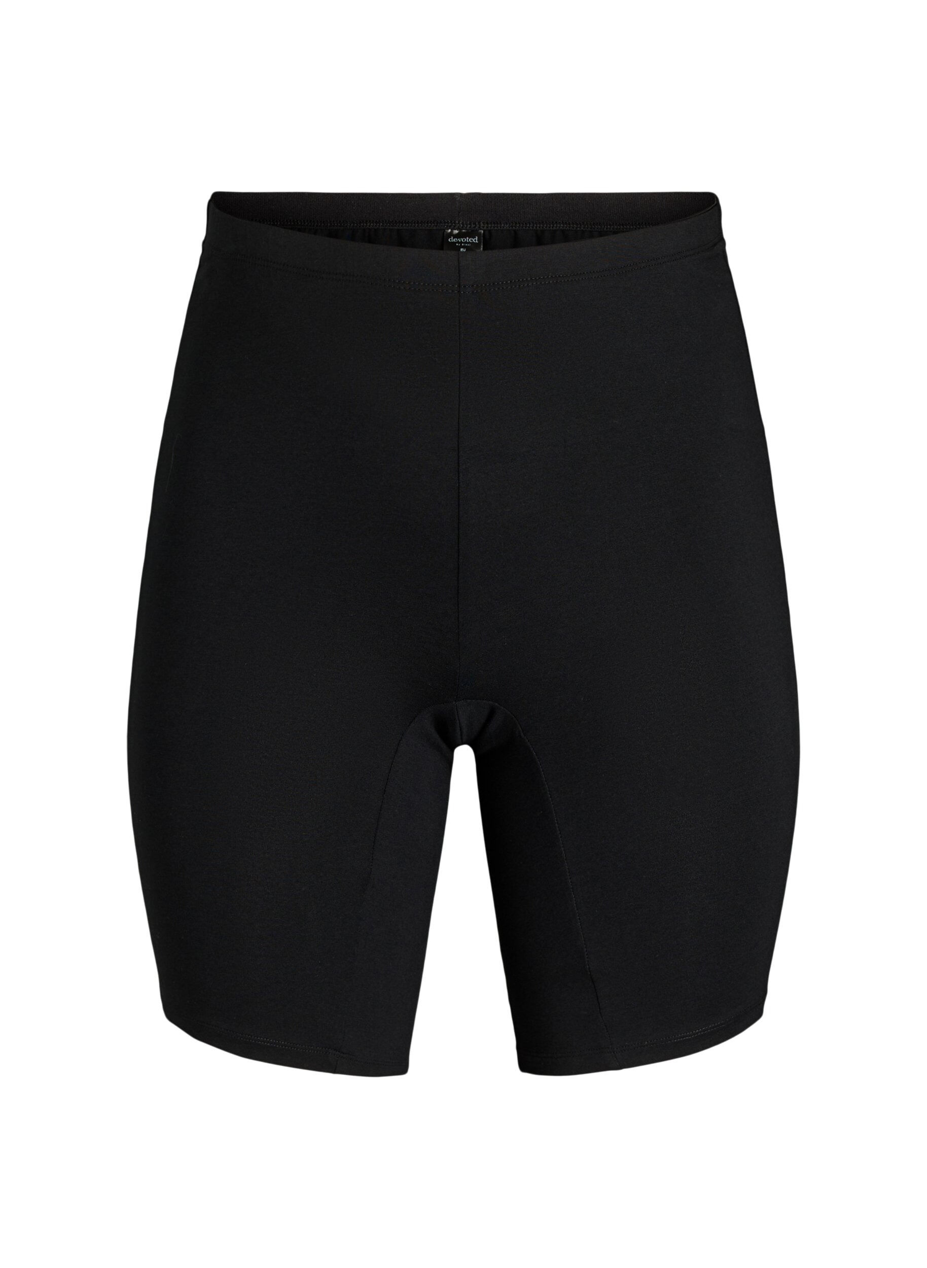 Zizzi Bawelniane majtki z dlugimi nogawkami, Czarne, Packshot image number 0