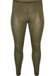 Legginsy z wiskozy w stylu basic, Zielony, Packshot image number 0