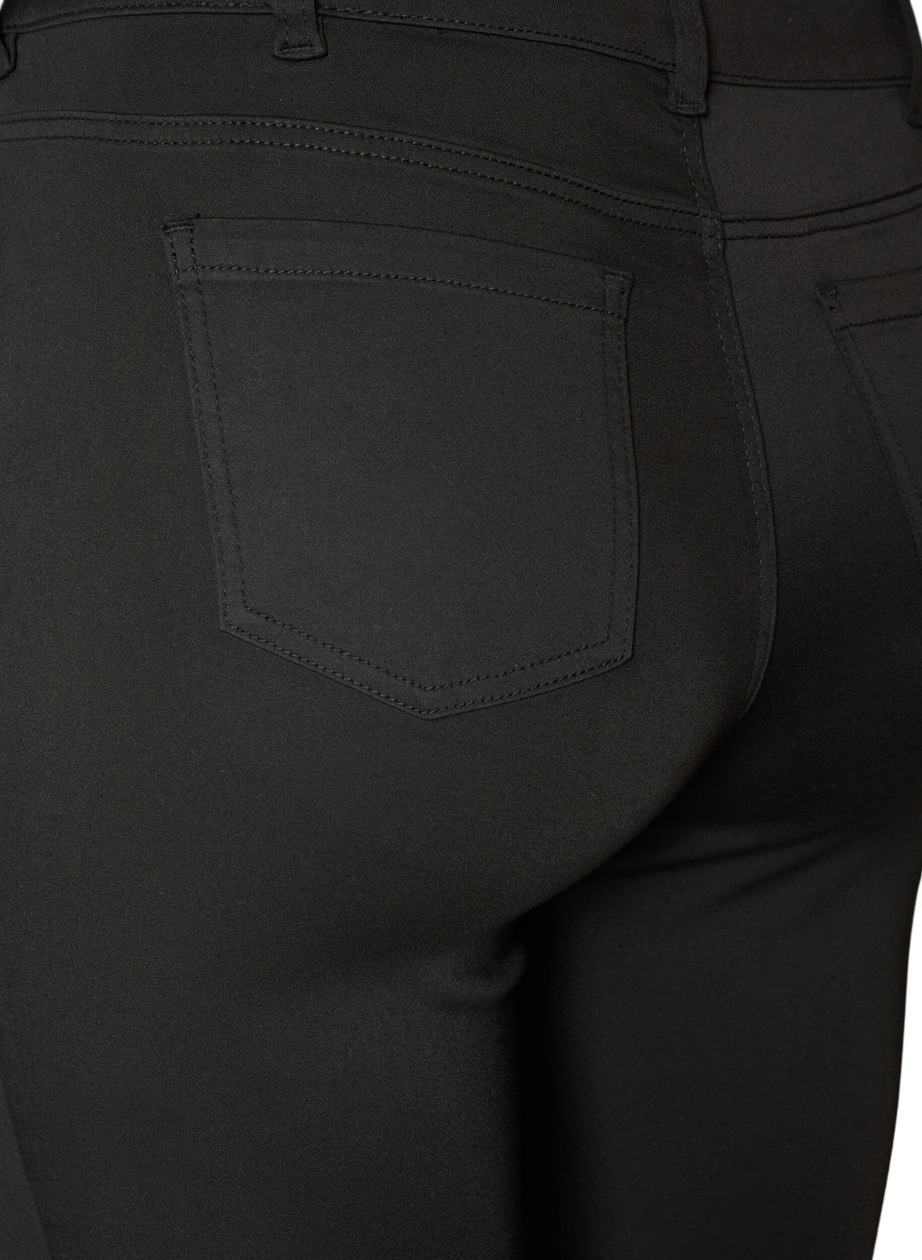 ZizziJeansy Emily Stay Black z normalna talia, Czarne, Packshot image number 3