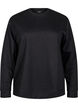 Bluza z okraglym dekoltem, Czarne, Packshot image number 0