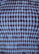 Bluzka w stylu fartuszka z kratka gingham i falbana na dole, Niebieskie, Packshot image number 2