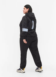 Spodnie przeciwdeszczowe z odblaskami, Black w. Reflex, Model