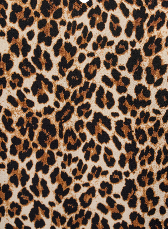 Wzorzysty top z dekoltem w serek, Zielony, Packshot image number 2