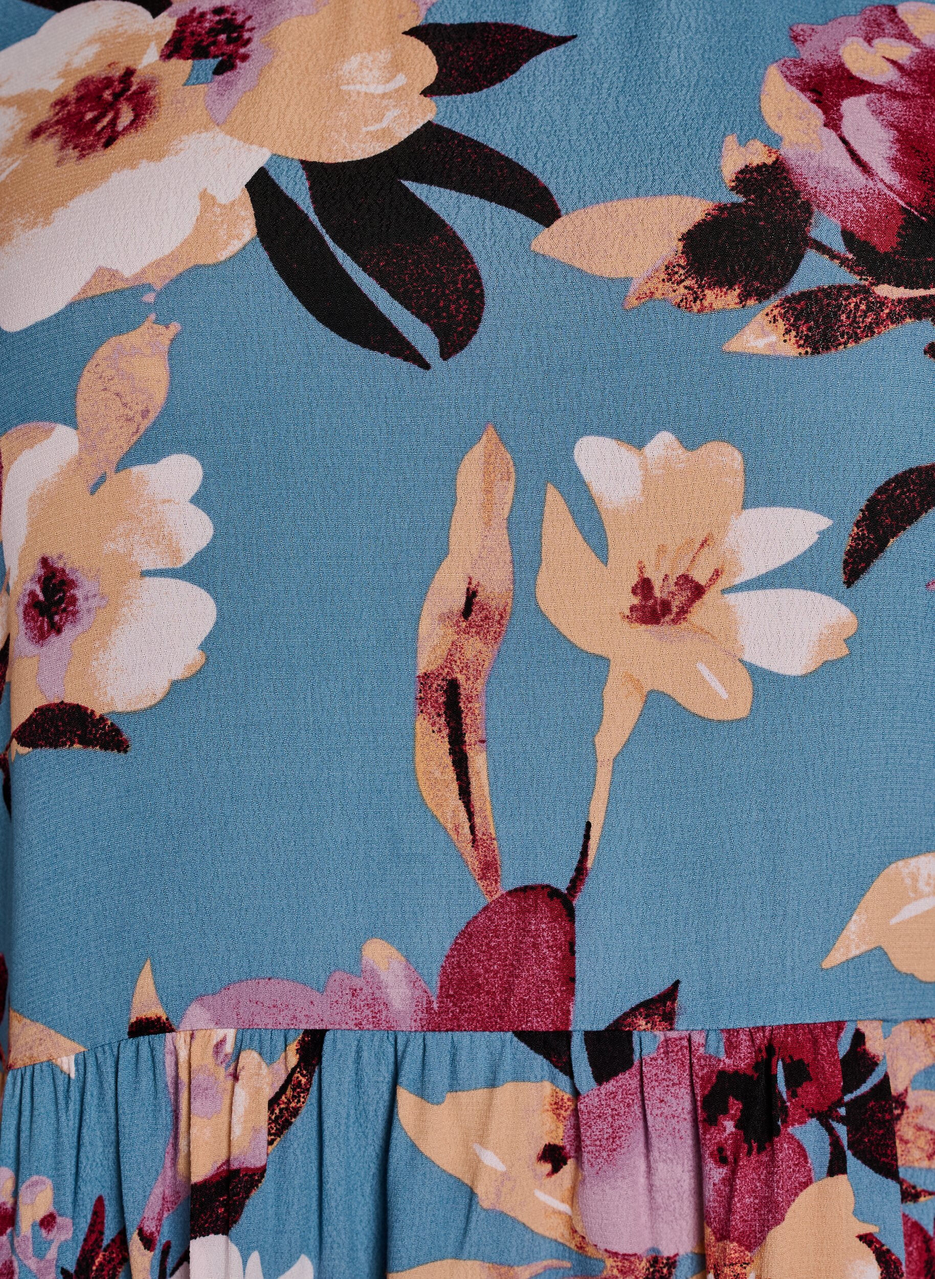 Zizzi Tunika z dlugim rekawem i szwem, Niebieskie, Packshot image number 2