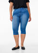 Amy capri jeans z wysokim stanem i bardzo dopasowanym krojem, Niebieskie, Model image number 2