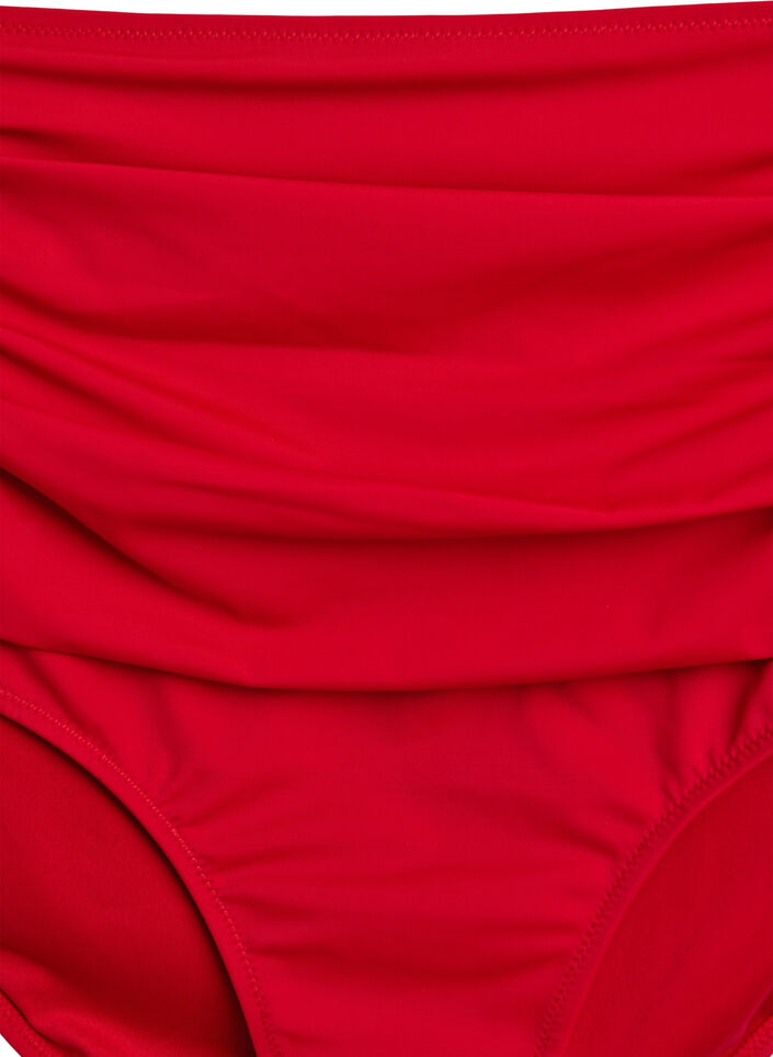 D&oacute;l bikini z wysoka talia, Czerwony, Packshot image number 2