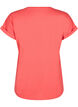 T-shirt z kr&oacute;tkim rekawem z mieszanki bawelny, Czerwony, Packshot image number 1