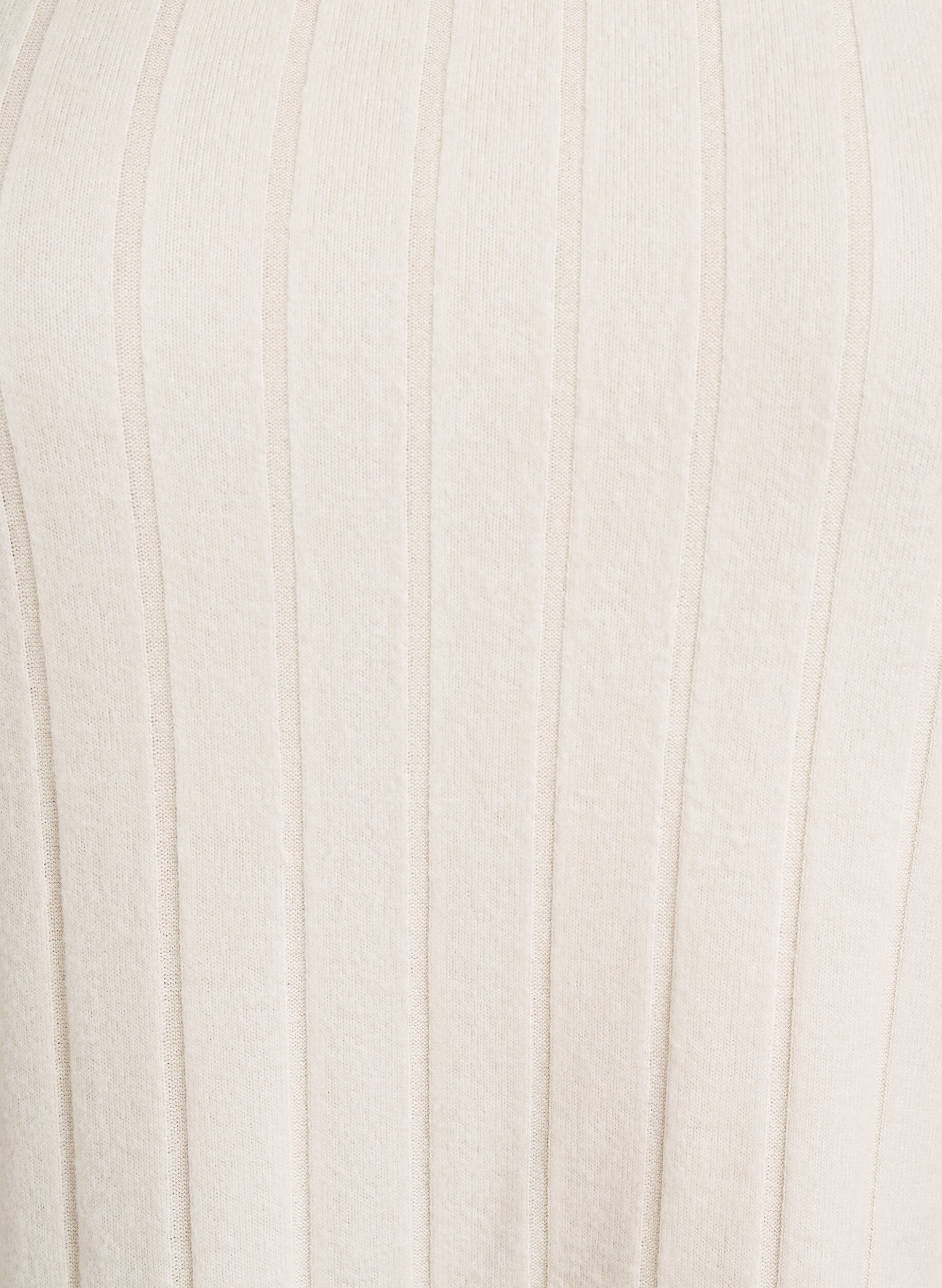 Zizzi Bluzka z dzianiny z kwadratowym dekoltem i dzianinowa faktura, Beżowy, Packshot image number 2