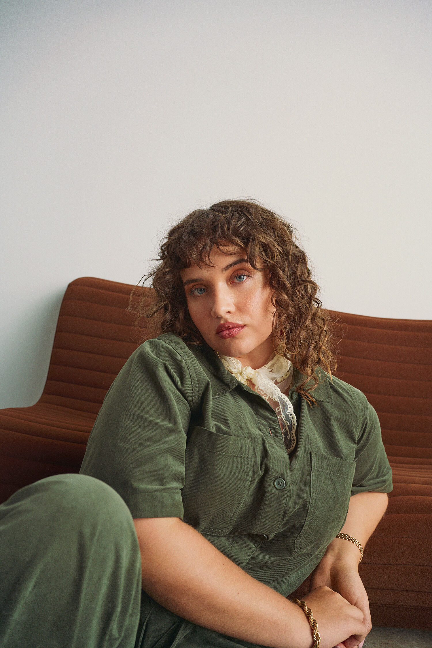 Zizzi Kombinezon z bawełnianego sztruksu, , Model