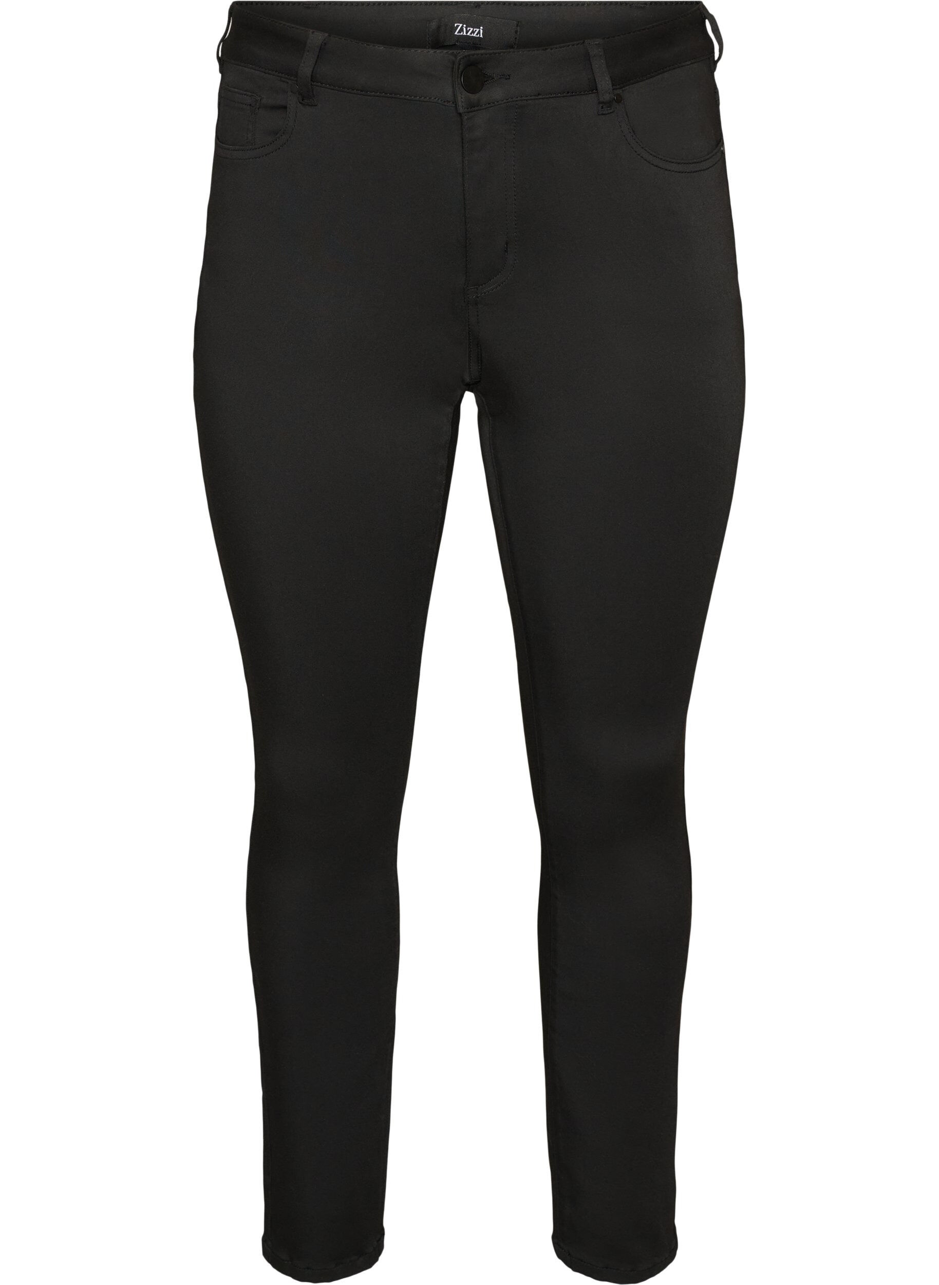 ZizziJeansy Emily Stay Black z normalna talia, Czarne, Packshot image number 0