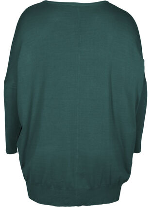 Dzianinowy sweter z okraglym dekoltem, Ponderosa Pine, Packshot image number 1