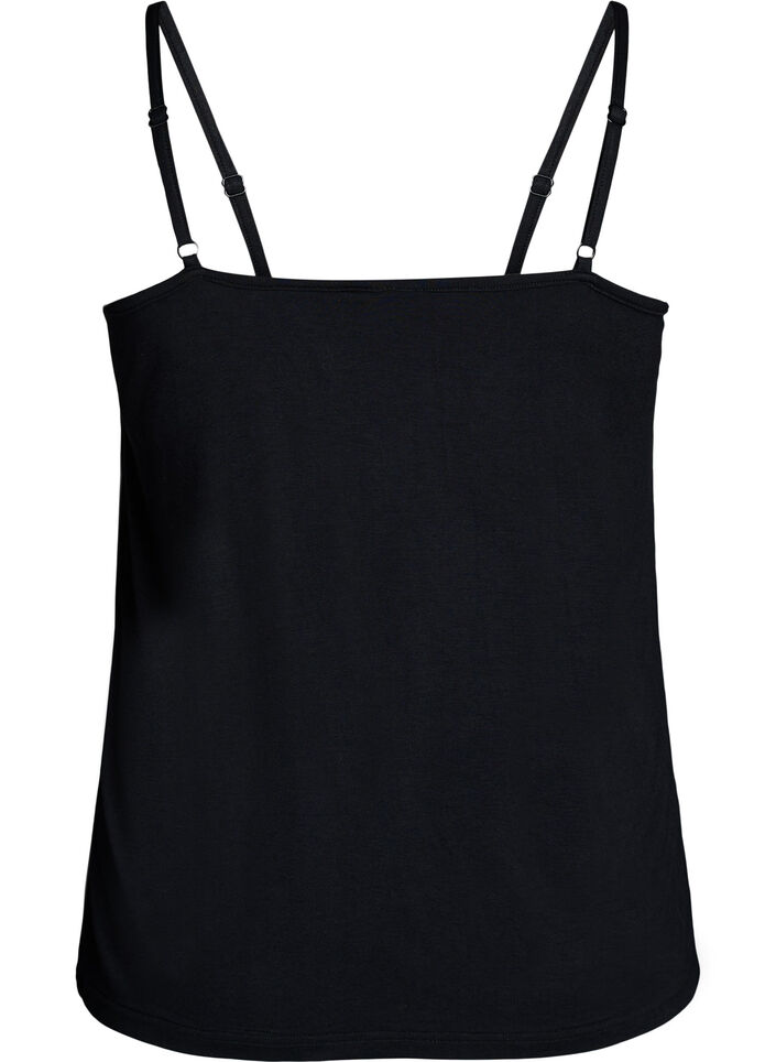 Top z koronkowym detalem i ramiaczkami typu spaghetti, 0199, Packshot image number 1