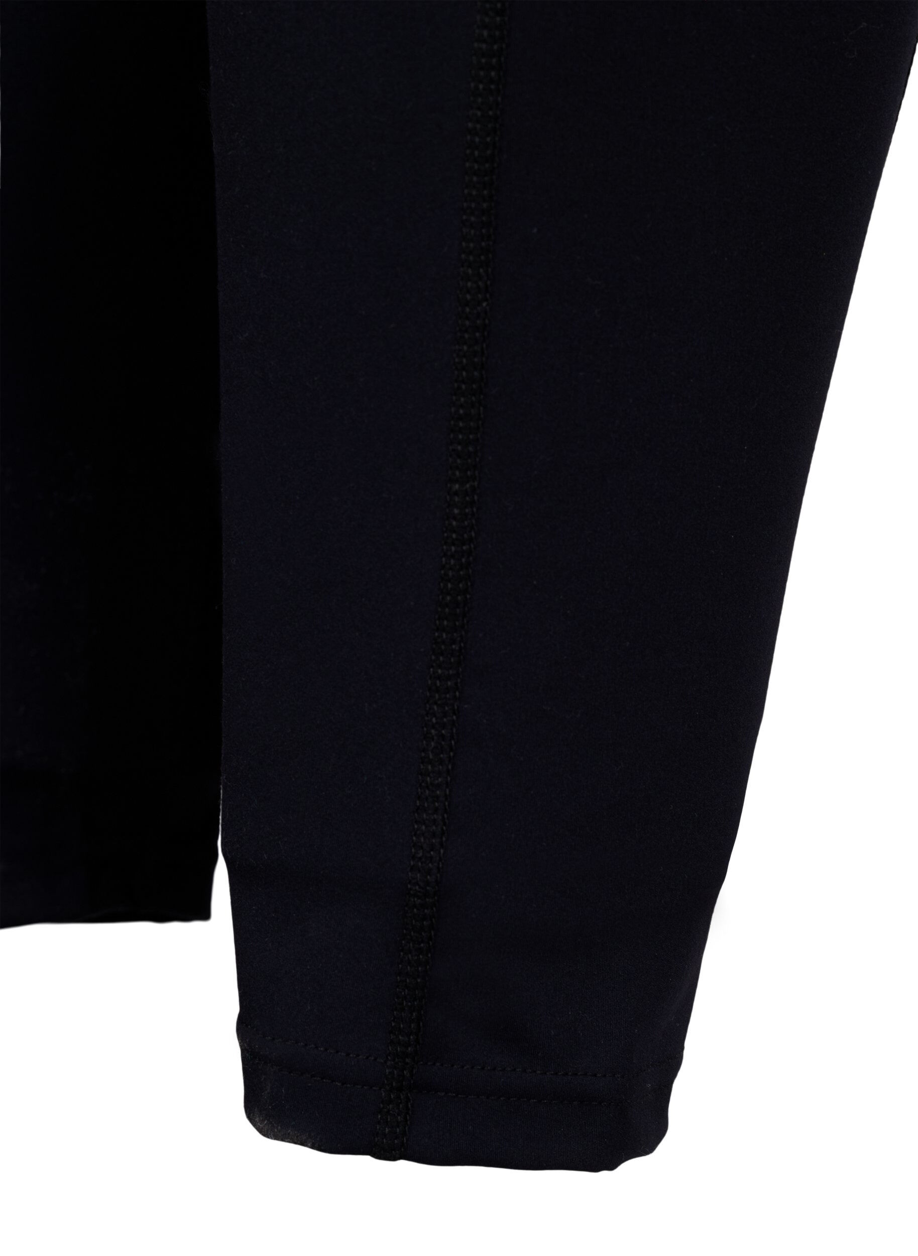 Zizzi Rajstopy treningowe 7/8 z kieszeniami, Czarne, Packshot image number 3