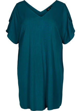 Sukienka plazowa z ramiaczkami z wiskozy, Spruced-up, Packshot image number 0