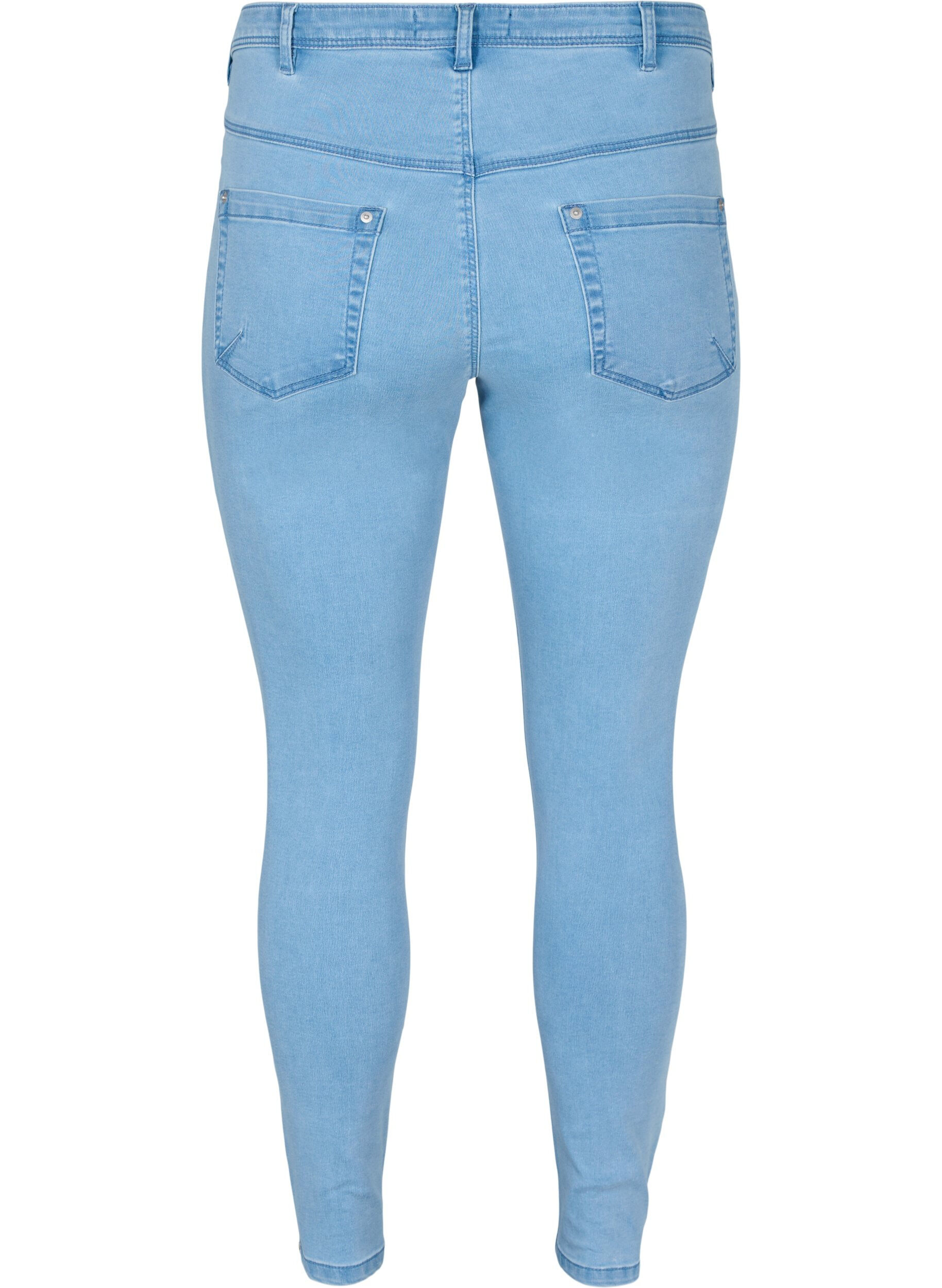 ZizziJeansy Amy nad kostke z suwakiem, Niebieskie, Packshot image number 1