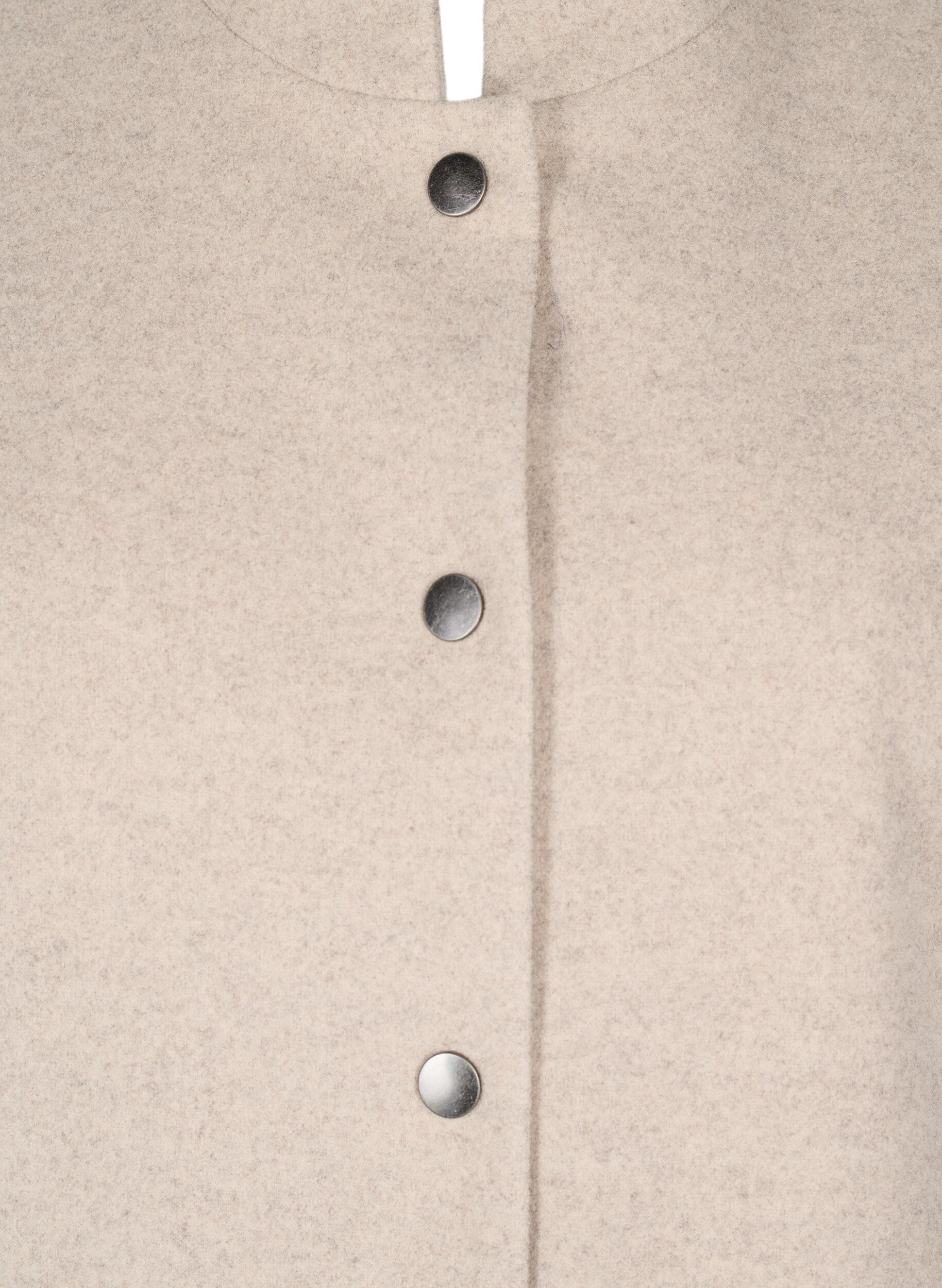 Zizzi Kurtka peleryna z welny z kr&oacute;tkimi rekawami, Simply Taupe Mel., Packshot image number 2