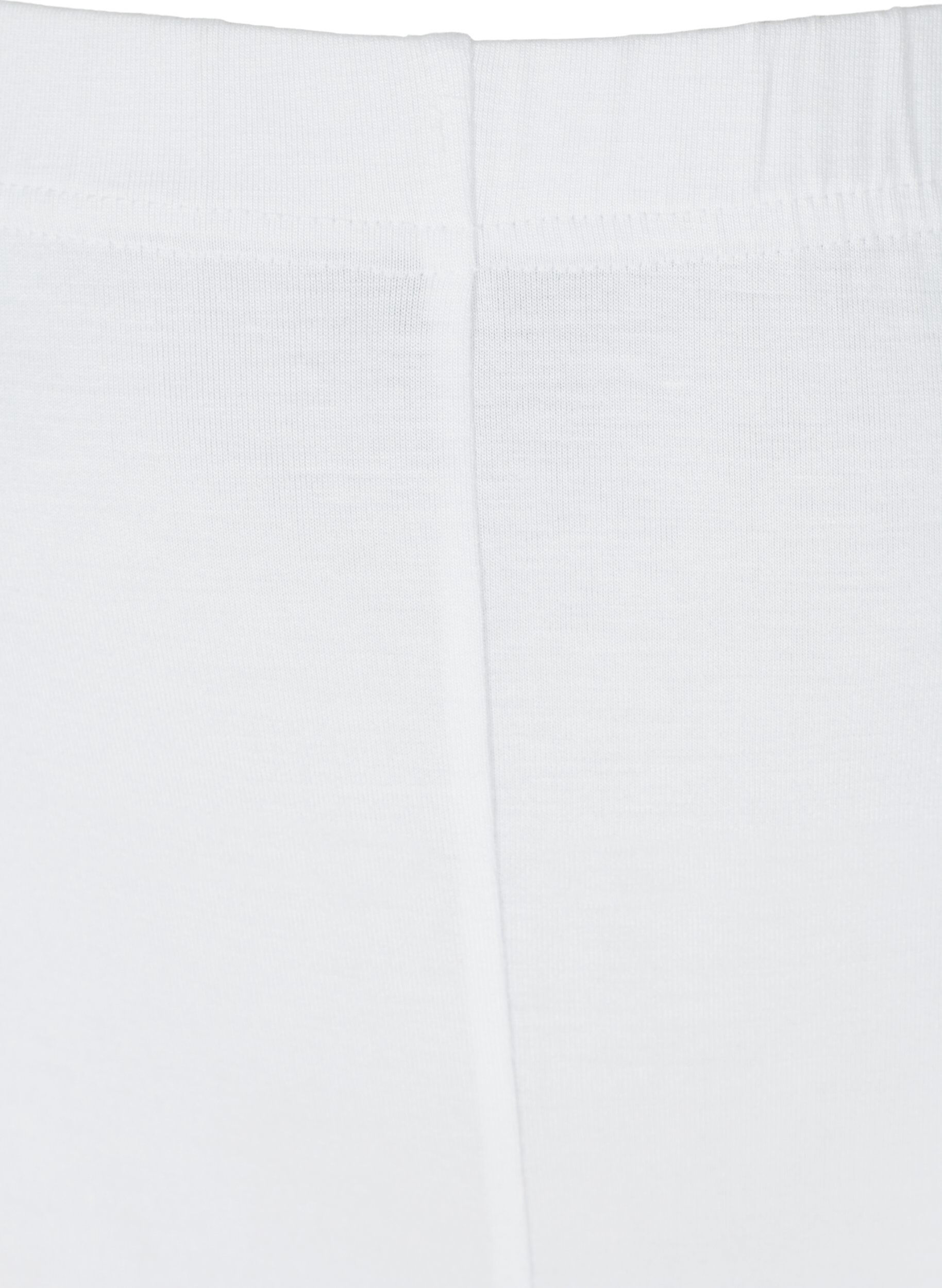 Zizzi Legginsy Basic o dlugosci 3/4, Bright White, Packshot image number 2