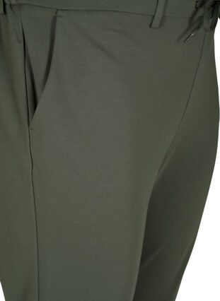 Spodnie nad kostke z kieszeniami, Thyme, Packshot image number 2