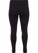 Bezszwowe legginsy, Black, Packshot image number 1