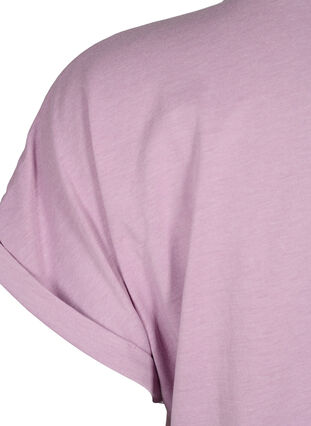 Koszulka z krótkimi rekawami wykonana z mieszanki bawelny, Lavender Mist, Packshot image number 3