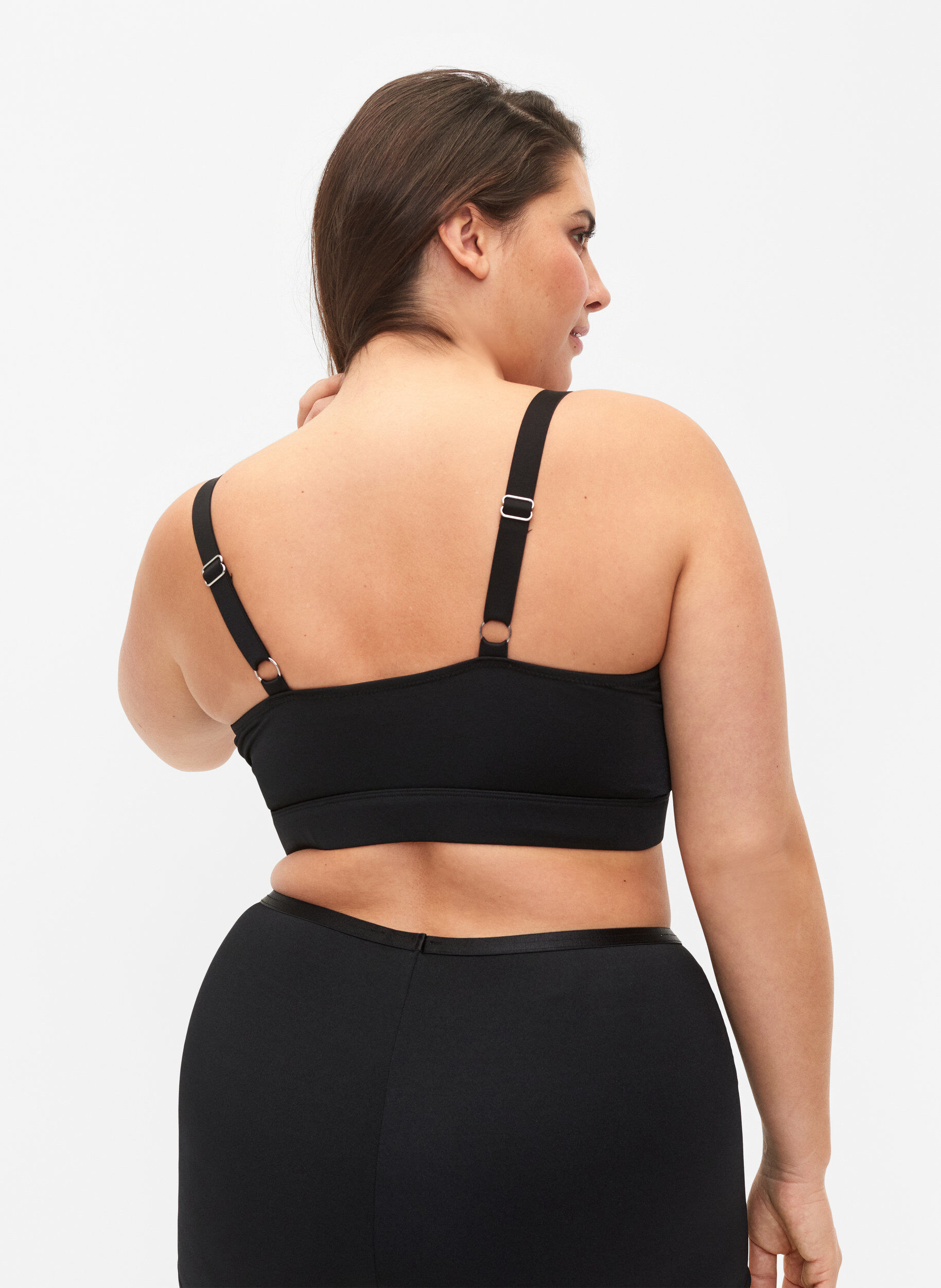 Zizzi G&oacute;ra od bikini z wyjmowanymi wkladkami, Black, Model image number 1