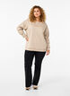 Bluza z okraglym dekoltem, Simply Taupe, Model image number 2