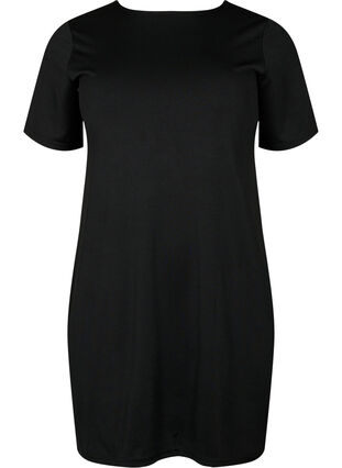 Dwustronna sukienka ze sznurkami, Black, Packshot image number 3