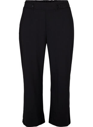 Luzne spodnie z kieszeniami, Black, Packshot image number 0