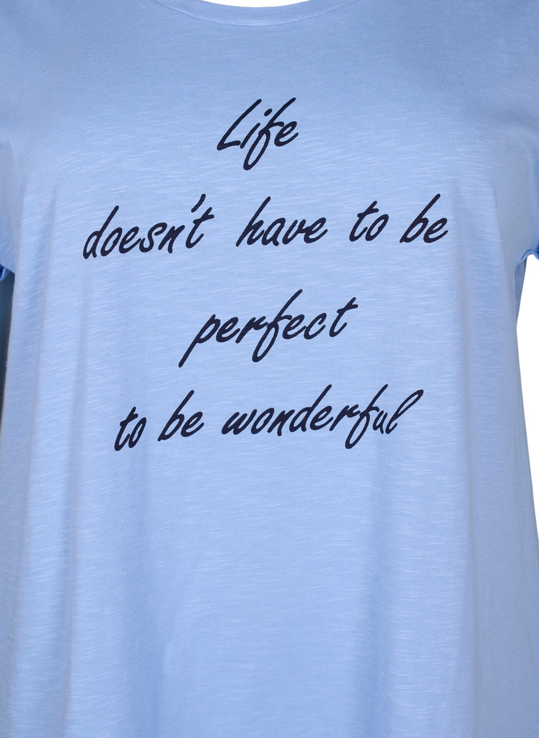 Zizzi Koszulka z organicznej bawelny z nadrukiem, Serenityw.Navy Print, Packshot image number 2