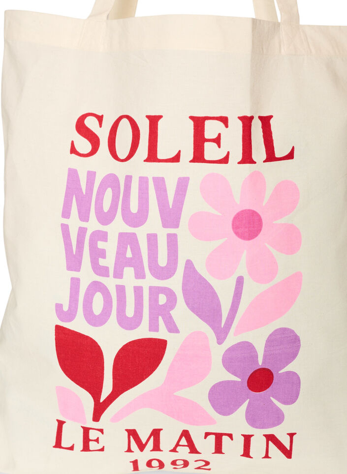 Tote bag z nadrukiem, Czerwony, Packshot image number 2