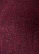 Prazkowany sweter z rekawami 3/4, Czerwony, Packshot image number 2