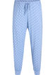 Spodnie nocne z modalu z wysokim stanem, Niebieskie, Packshot image number 0