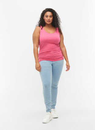 Podstawowa bawelniana koszulka, Hot Pink, Model image number 2