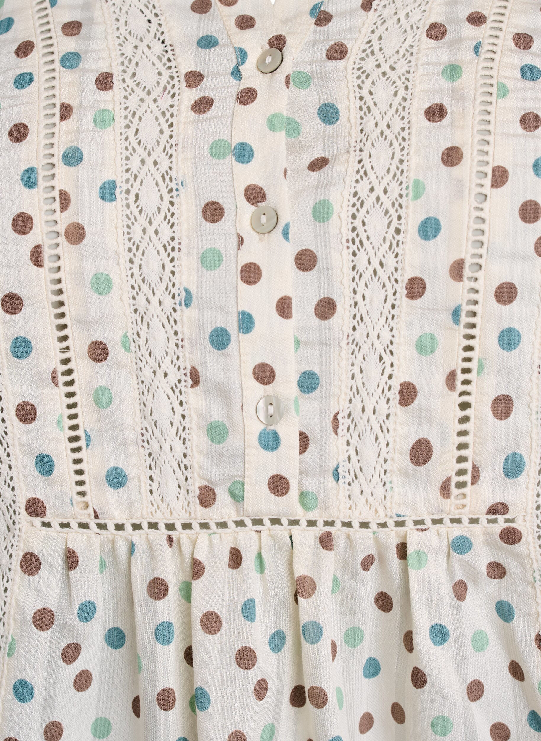 Zizzi Bluzka z nadrukiem i rekawami 1/2, Biały, Packshot image number 2