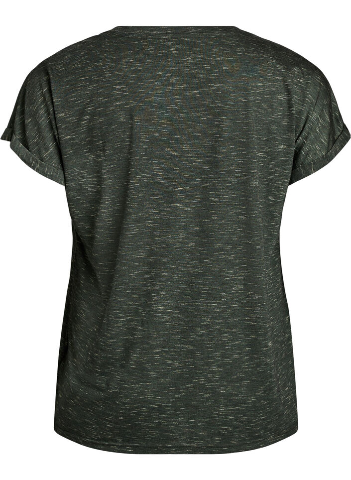 Luzna koszulka treningowa z kr&oacute;tkim rekawem, Zielony, Packshot