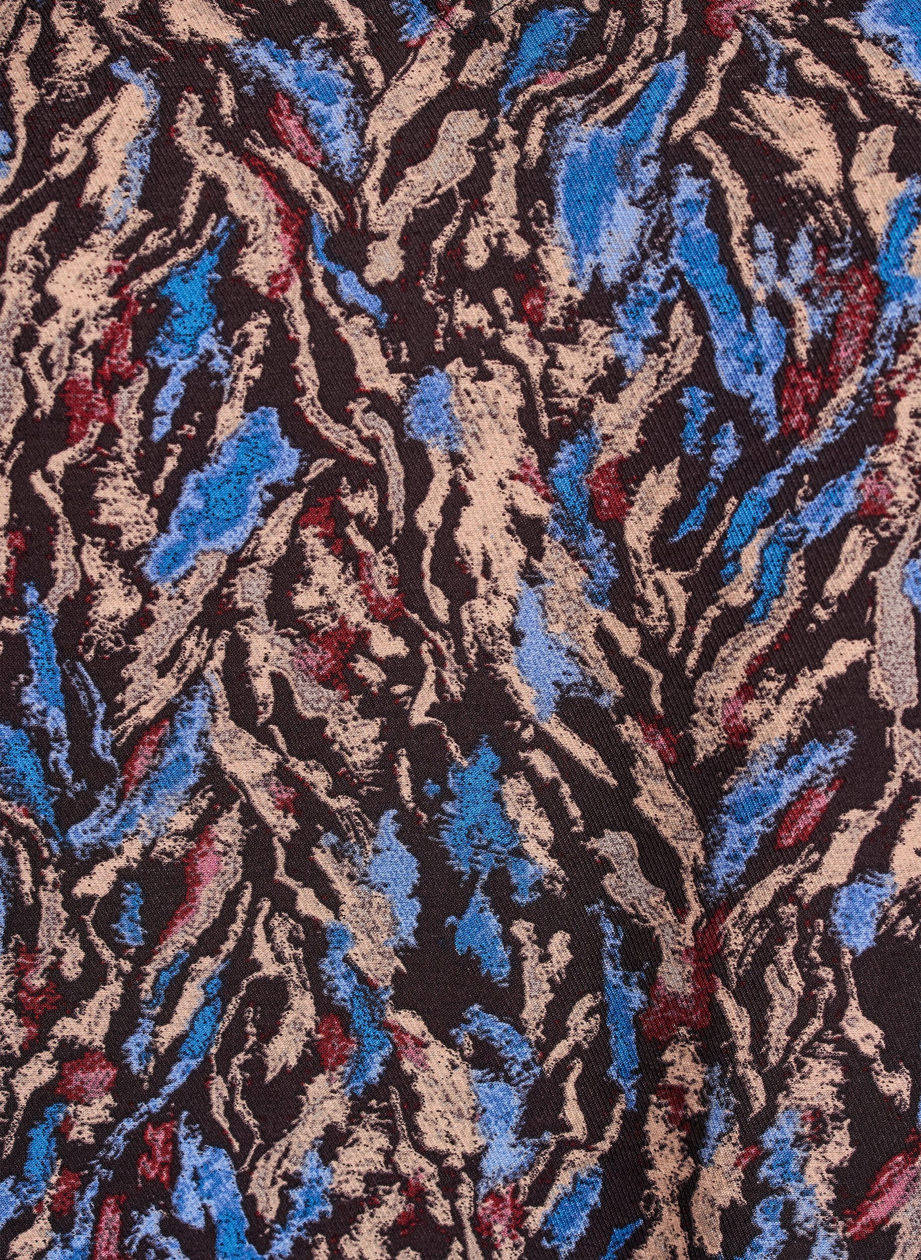 Zizzi Bluzka z dekoltem w ksztalcie litery V i 3/4-sleeves, Niebieskie, Packshot image number 2