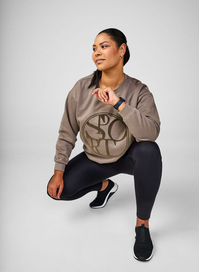 CORE, odporne na przysiady rajstopy treningowe z kieszenia, Czarne, Image image number 0