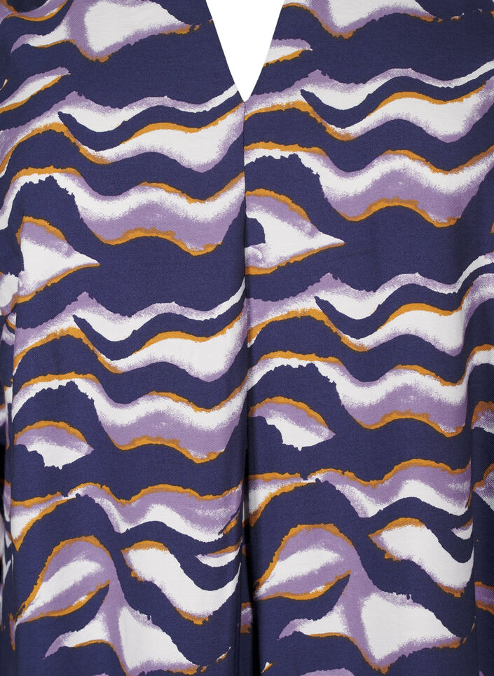 Sukienka do kolan w ksztalcie litery A, z nadrukiem, Naval Academy AOP, Packshot image number 2