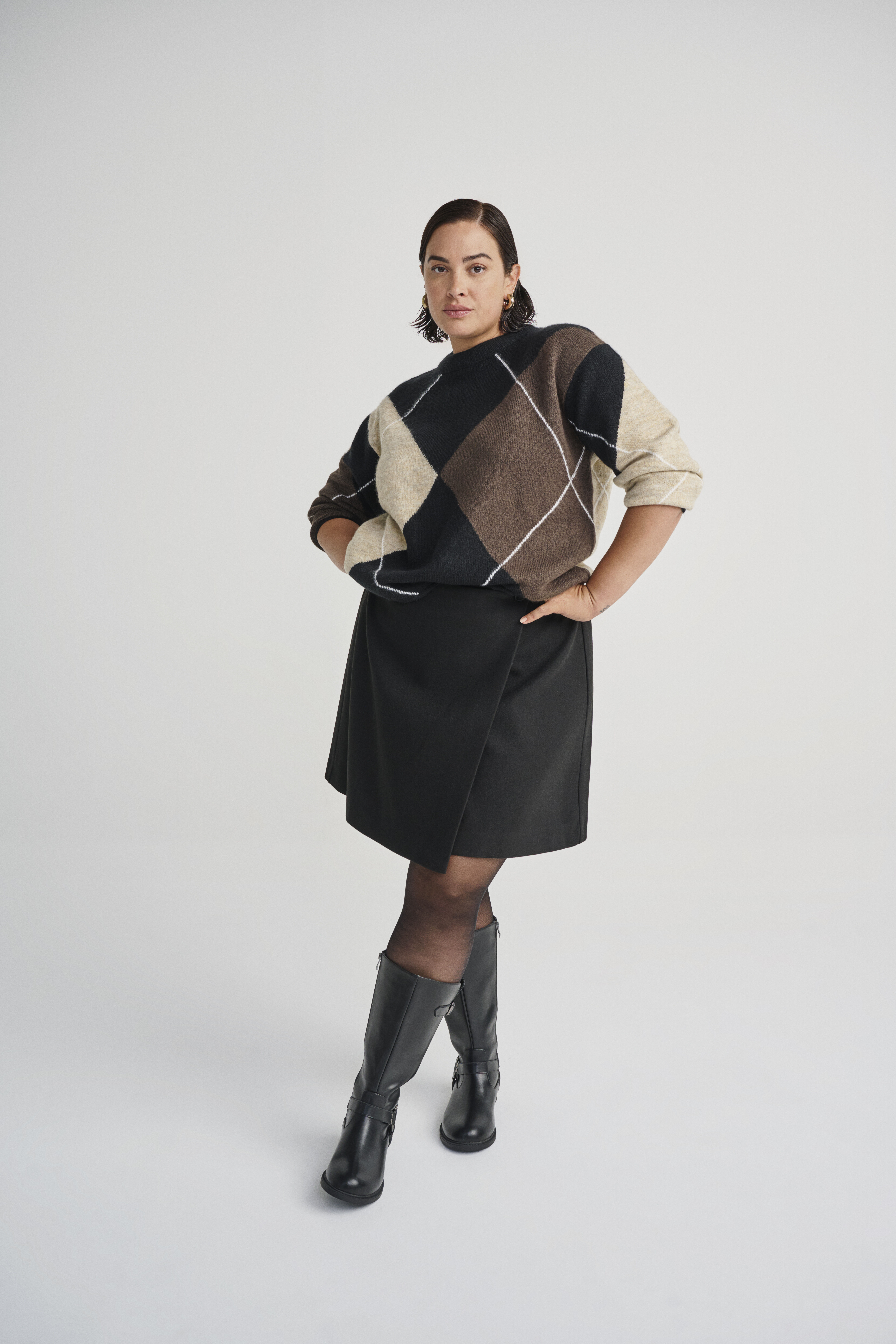 Zizzi Buty ze sk&oacute;rzaną klamrą, , Model