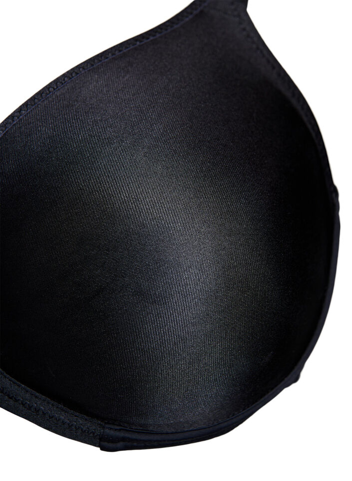 Formowany biustonosz z pelnym zabudowaniem i duzym wsparciem, Czarne, Packshot image number 2