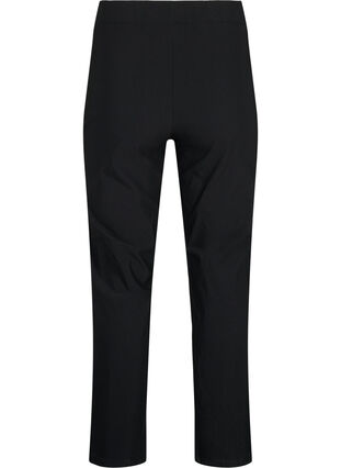 Elastyczne spodnie z wiskozy, Black, Packshot image number 1
