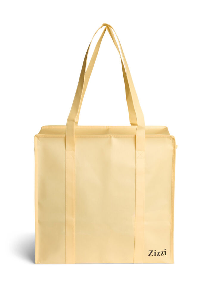 Torba na zakupy z suwakiem, Ż&oacute;łty, Packshot image number 0
