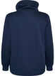 Bluza z wysokim kolnierzem i kieszeniami, Niebieskie, Packshot image number 1