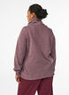 Bluza z wysokim kolnierzem i kieszeniami, Czerwony, Model image number 2