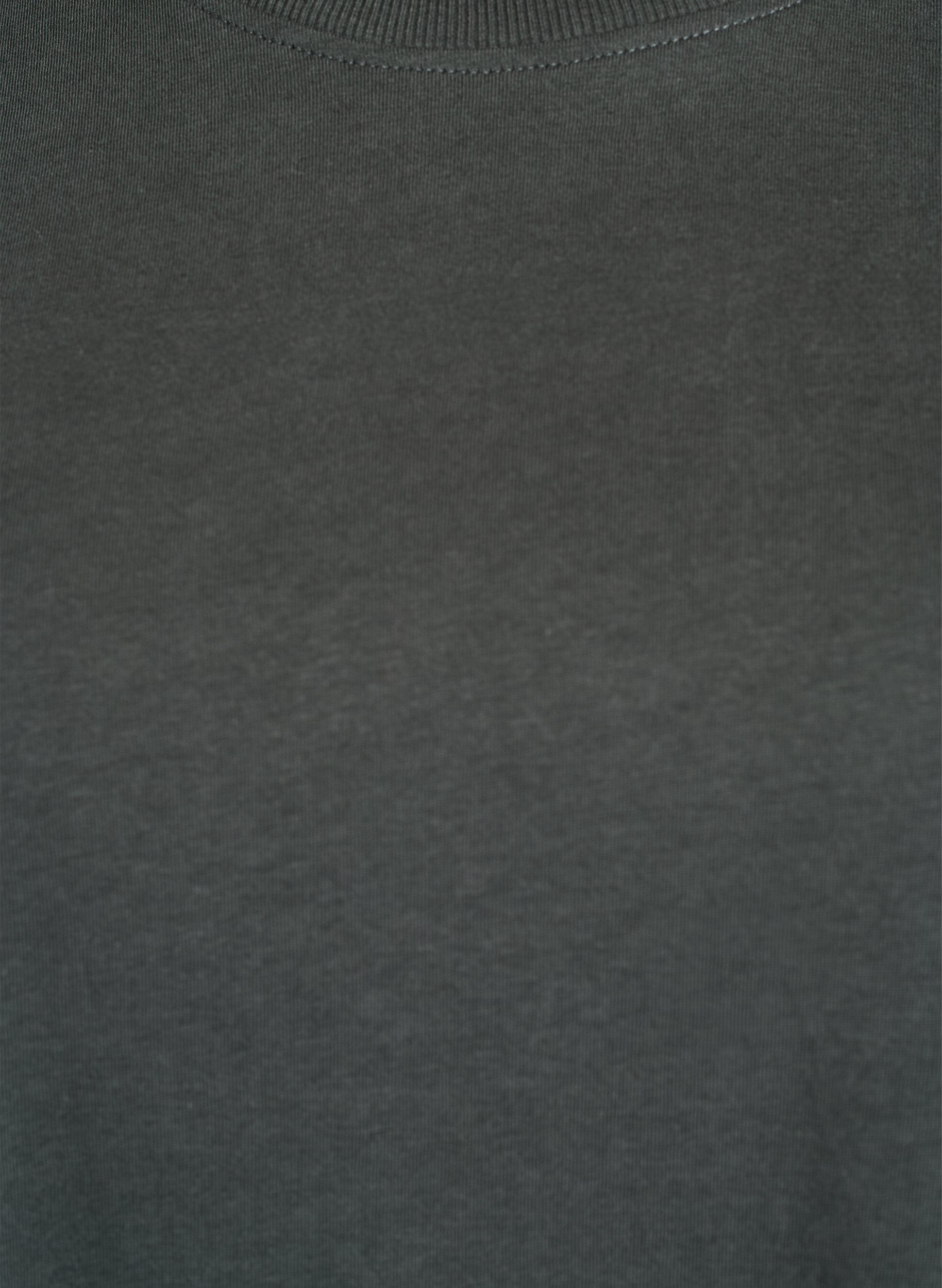 ZizziPodstawowa koszulka bawelniana z okraglym dekoltem, Zielony, Packshot image number 2