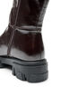 Dlugie buty o lekko popekanej strukturze, Brązowy, Packshot image number 3