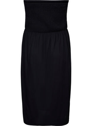 Sukienka plazowa z wiskozy z luznym topem, Black, Packshot image number 1